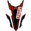 Tankpad Adesivo per serbatoio moto Nero Rosso compatibile per Honda CB125R X510008VA