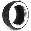fittings4you Adattatore obiettivo MD-FX compatibile per obiettivo Minolta compatibile con fotocamera Fujifilm FX Adattatore X Mount