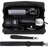 Lacdo Custodia per il trasporto della fotocamera per DJI Osmo Pocket 4 3 Accessori Creator Combo, Borsa da Viaggio Portatile Osmo Pocket 4 3 Case, Borsa Tutto-in-Uno con Tracolla, Nero