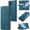Sojlecyu Cover per Samsung Galaxy S23 Ultra 5G Custodia, a Libro Portafoglio in Premium Pelle PU Porta Carte Flip Case Supporto Protezione Case Cover per Samsung Galaxy S23 Ultra 5G, Blu verde