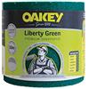 Oakey Liberty Green - Rotolo di carta abrasiva 115 mm x 10 m, misura media, 60 g