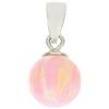 Brilio Silver Ornamento Modern Silver Pendant with Pink Synthetic Opal PT110WP sBS2315 Marca