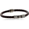 Dici Milano Bracciale in Pelle Bracelet for Men DCBR50120300 sDC0027 Marca, Estándar, Metallo Non prezioso, Nessuna Pietra preziosa