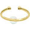 Brilio Silver Anello Minimalist Open Ring Gold Plated RI104Y - Circuit: 60 mm sBS3793-5862 Marca, Estándar, Metallo Non prezioso, Nessuna Pietra preziosa