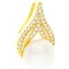 Brilio Silver Ornamento Elegant Pearl Pendant in Gold-Plated Sterling Silver PT93Y sBS2295 Marca