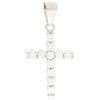 Brilio Silver Ornamento Modern Silver Pendant with Zircons Cross PT69W sBS2231 Marca