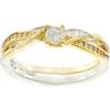 Brilio Silver Anello Charming Gold Plated Engagement Ring RI049Y - Circuit: 52 mm sBS2327-52 Marca, Estándar, Metallo Non prezioso, Nessuna Pietra preziosa