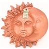 Toocook Sole in ceramica artigianale da parete per arredo e decorazione casa Idea Regalo Realizzato in Terracotta Artigianalmente, Made in Italy (Sole e Luna 33 cm)