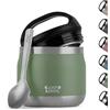 Portapranzo Termico 2.6L Con 4 Compartimenti – Mantiene Caldo 12 Ore, Incluse Posate E Borsa Termica