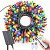 Amzxart Luci Natale Esterno Solare, Catena Luminosa a 300LED, 32M,19 Modalità, Luci di Natale da Esterno, IP65, Impermeabile, Luci Solari da Giardino per Esterni Illuminazione Natalizia, Colorato