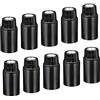 PATIKIL E14 Lampadina Supporto Luce Presa, 10pz Filetto LED Lampadina Lampada Supporto per Pendente Luci, Nero