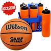 Conquest Os Kit 10 palloni wilson game breaker mis. 6 + cestello con borracce