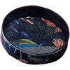 Remo World Percussion - Ocean Drum - 12 x 2,5 - Telaio Acousticon, sfere d'acciaio, grafica di pesce - Effetto suono del mare, per terapia del suono e bambini - ET-0212-10