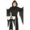 FIESTAS GUIRCA Costume da Assassino cacciatore d'anime con coltello per Bambini - Costume Morte Nera Mietitore - Costumi di Halloween per Ragazze e Ragazzi Età 3-4 Anni