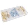 Toolland a land of possibilities Toolland Set di assortimento di O-ring da 130 pezzi, diverse misure incluse, perfetto per la riparazione di rubinetti idraulici automobilistici, sigillatura, strumenti per officina di manutenzione