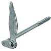 Alberts 307226 Battuta dell'otturatore, Marseillias, da avvitare, Acciaio, blu galvanizzato, 180 mm