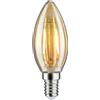 Paulmann 28704 Lampadina LED filamento a candela 2,6 Watt lampadina dorato 2500 K luce oro E14