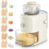 FOHERE Grattugia Elettrica Multifunzionale, 6 Lame, 50W, Contenitore 1,8L, Tritatutto per Verdure, Formaggio, Cipolle, Carote, Cetrioli, Bianco