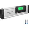 ALLmeter Livella Digitale Magnetica 225mm in Alluminio, Alta Precisione ±0.1°/0.2° e 4 Unità, LCD Inclinometro Elettronico per Misurazione Angoli, Inclinazioni e Pendenze, per Costruzioni Riparazioni