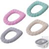 Udbrud Caldo Cuscino del Sedile del Water, 4PCS Coprisedili per WC Confortevole e Morbido Copri Ciambella Riutilizzabile del WC Scaldino Sedile del Water Estensibili Toilette Copri Sedile Caldo