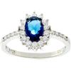 Beneto Anello Duchess Kate AGG267's Silver Engagement Ring - Circuit: 52 mm sBE1412-52 Marca, Estándar, Metallo Non prezioso, Nessuna Pietra preziosa