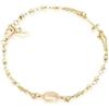 Amen Bracciale Fatima, (P) Rosary, Polsseira Gold PVD 18+2 cm (CONTAS DOURATI 2,5 mm), Prata 925 (3,50 GR) BROG3F Marca