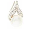 Brilio Silver Ornamento Elegant Pearl Pendant Made of Sterling Silver PT93W sBS2294 Marca, Estándar, Metallo Non prezioso, Nessuna Pietra preziosa