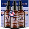 Moerie MOÉRIE siero crescita capelli premium, crescita naturale di capelli forti, contro indebolimento e perdita capelli donna, prodotti per crescita capelli, alternativa all'olio per cuoio capelluto, x3