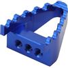 WOOSTAR Moto Pedale Largo Pedale Resto CNC Alluminio Sostituzione per Yaxiang Zuma Bosuer Dirt Pit Bike Blu