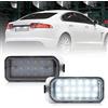 njssjd Luce LED targa per Ford Focus Fiesta Mondeo S-Max C-Max Grand C-Max Kuga Galaxy Jaguar XF XJ Bianco Canbus LED