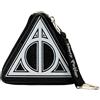 KARACTERMANIA Harry Potter Hallows-Portamonete Triangolare, Nero, 10 x 9 cm