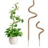 Wigearss 2 Pezz Bastone di Muschio, Palo Cocco Piante Sostegno Piante Supporti, Pieghevoli Fibra di Cocco, Tutore Muschiato per Monstera Rampicanti, 60cm e 120cm