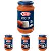 Barilla Sugo con Pomodoro e Ricotta, 400g (Confezione da 4)