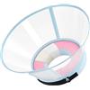 ICOYEA Collare Elisabettiano Cane Morbido, Alternative ai Collare Gonfiabile Cane, Collari Elisabetta Cani con Nucleo in Schiuma, Collari Protettivo Regolabile Cani Anti-Leccamento (Rosa, Size 2)