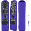 CTRLBETTER Custodia Telecomando in Silicone Compatibile Con LG AN-MR21GA AN-MR21GC MR22GA MR22GN MR23GA MR24GA TV Magia Telecomando Copertura Protettiva Antiurto Con un Cordino(Blu)