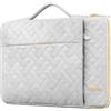 Lacdo 360° Protettiva Borsa Custodia per 15 Pollici New MacBook Air M5/A3448 2026, M4 A3241 2025/M3 A3114/M2 A2941 2024-2023, 15 Pollici MacBook Pro A1990 A1707, Dell XPS 15 2022-2020, Grigio Siderale