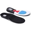 BROWOL Boowhol Solette ortopediche in silicone per il dolore al tallone, spina calcanea, fascite plantare, Nero (Nero ), 35-40 EU