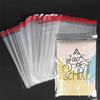 GUOSIYAO Sacchetti Cellophane 300Pcs Sacchetti Di Cellophane Trasparente 14 * 21+3m Autoadesivi Bustine Trasparenti Sacchettini Trasparenti Per Vestiti Prodotti Da Forno Regali Di Nozze Feste