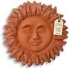 Toocook Sole in ceramica artigianale da parete per arredo e decorazione casa Idea Regalo Realizzato in Terracotta Artigianalmente, Made in Italy (Sole 32 cm)