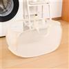 KIAYOO Porta Panni Sporchi,Portabiancheria Sporca Salvaspazio,Laundry Basket,Cesto Panni Sporchi Salvaspazio Per Bagno, Camera Da Letto, Lavanderia, Camera Dei Bambini, Hotel e Viaggi,Bei'ge