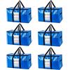 TAILI Sacchetti Extra Large per Traslochi, 6 Pezzi, Blu