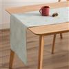 GAMUSI Runner da tavola Natale Jacquard Filo Dorato Tavolo da pranzo Cucina Decorazione natalizia 45 x 135 cm Colore Acqua/Argento