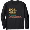 Compleanno 1935 Gadget E Idea Regalo Uom Divertenti Compleanno Uomo Anno Vintage 1935 Maglia a Manica