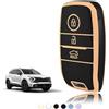 TOOMUME Cover Chiave Auto per Kia Sportage Picanto Ceed Stonic Rio Sorento | Silicone Morbido, Antiurto, Anticaduta, Antigraffio, Custodia Protettiva Chiave per Carens Niro Optima Venga Soul Proceed