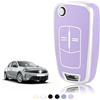 TOOMUME Cover Chiave TPU, Custodia Chiave Adatto per Opel Vauxhall Astra Antara Agila Corsa Cascada Insignia Mokka Meriva Tigra Vectra Zafira, Copri Chiavi Guscio Chiave Auto Telecomando - Flip Key