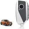 TOOMUME Cover Chiave TPU, Custodia Chiave Adatto per BMW 2/3/5/7 Serie U06 X1 U11 X2 U10 X4 X5 X6 X7 XM ix ix1 i4 i5 i7 M3 M5 G05 G07 G70 G81, Copri Chiavi Guscio Chiave Auto Telecomando - Smart Key