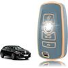 TOOMUME Cover Chiave TPU, Custodia Chiave Adatto per BMW 1/2/3/4/5/6/7 Serie X1 X3 X4 M3 M4 M5 F10 F20 F25 F30 F80 520 525 116i 118i 320i, Copri Chiavi Guscio Chiave Auto Telecomando - Smart Key