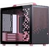JONSPLUS Case Jonsplus MATX Z20 Mini Tower Nero/Rosa