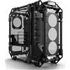 ALPHACOOL Case Alphacool Apex Pro Skeleton Midi Tower ATX Piastra Distro Carbonio Vetro Temperato