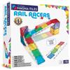 MAGNA-TILES® Rail Racers - Set di costruzione magnetica, 33 pezzi, marchio originale per costruzioni magnetiche